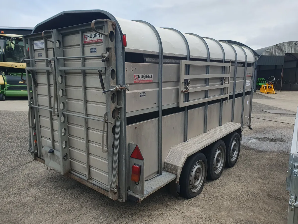 2017 Nugent 14' Livestock Trailer (Trade Trailer) - Image 3