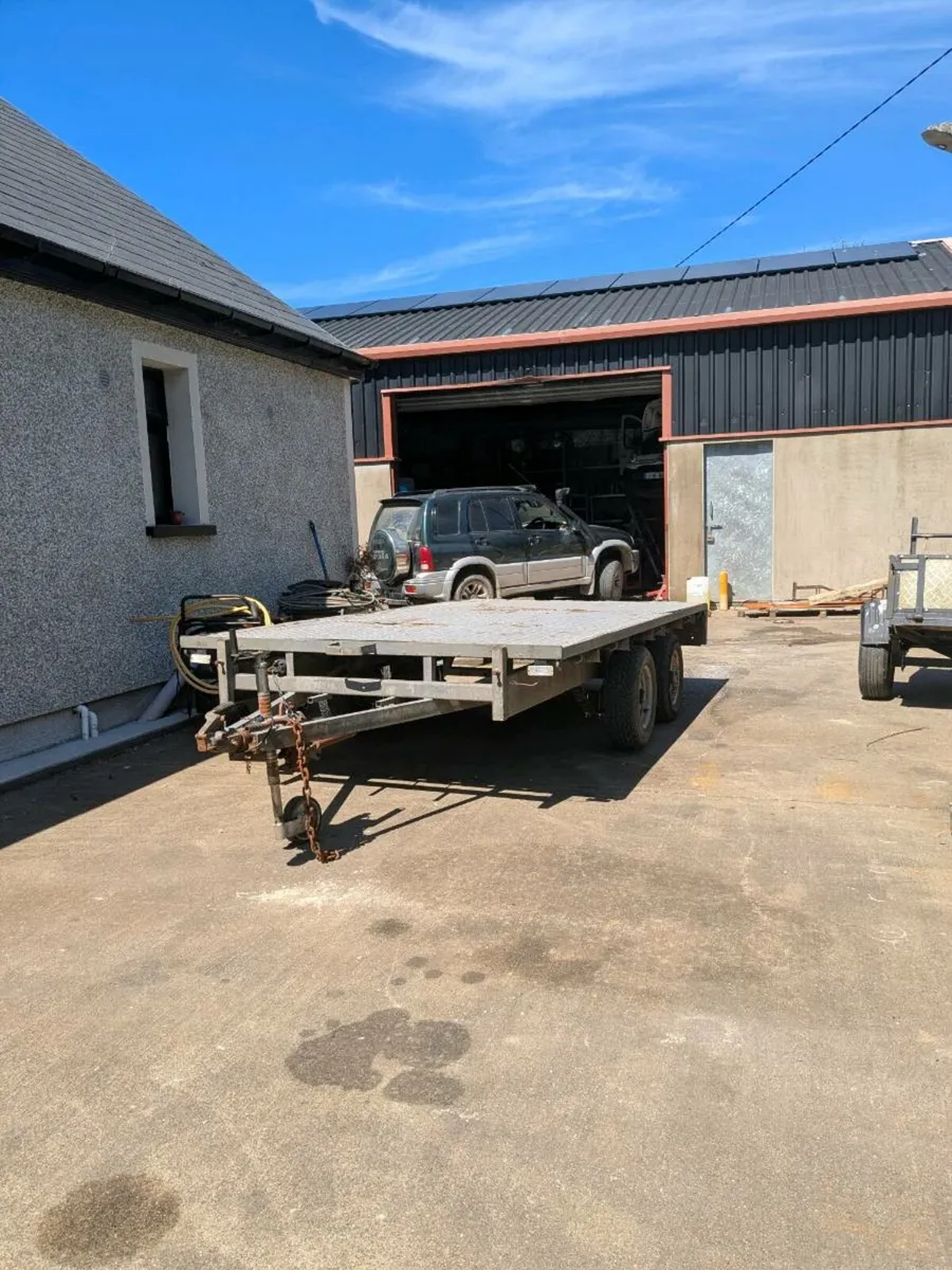 12x6 ifor Williams flatbed trailer - Image 1
