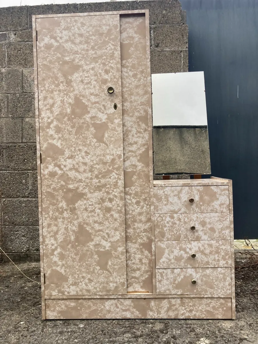 Vintage Wardrobe / Vanity Unit - Mid Century - Image 3