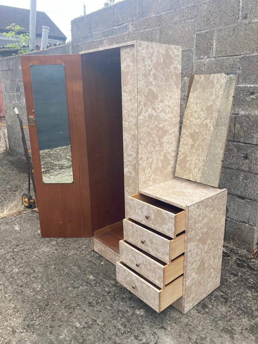 Vintage Wardrobe / Vanity Unit - Mid Century - Image 1