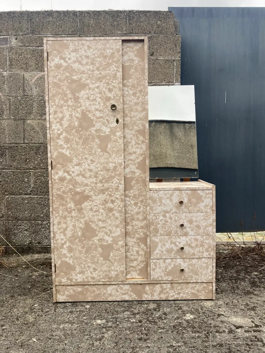 Vintage Wardrobe / Vanity Unit - Mid Century - Image 4