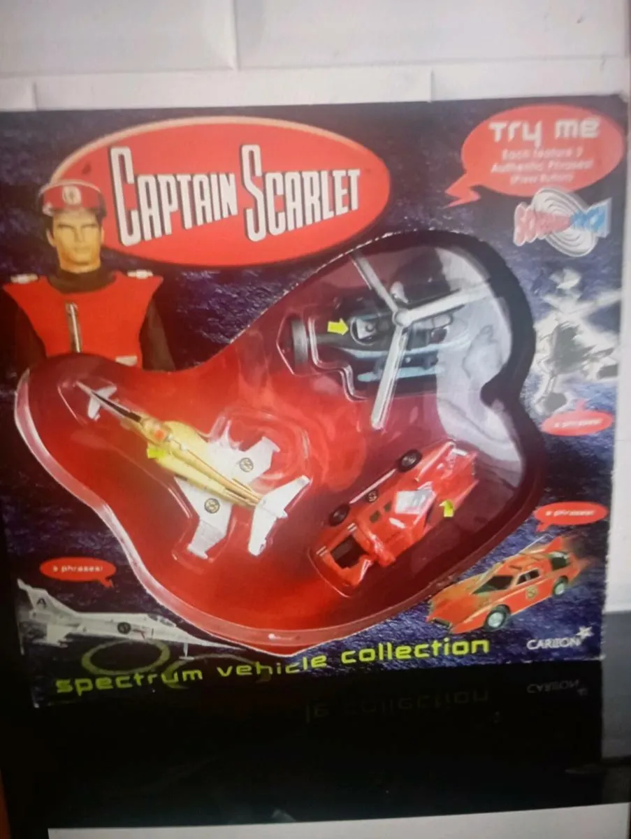 CAPTAIN SCARLET  -SPECTRUM 3 VEHICLE SET. - Image 1