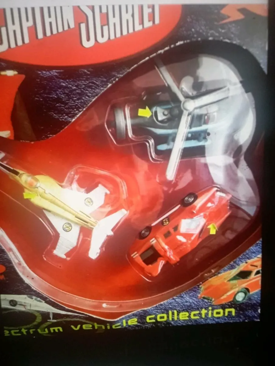 CAPTAIN SCARLET  -SPECTRUM 3 VEHICLE SET. - Image 2