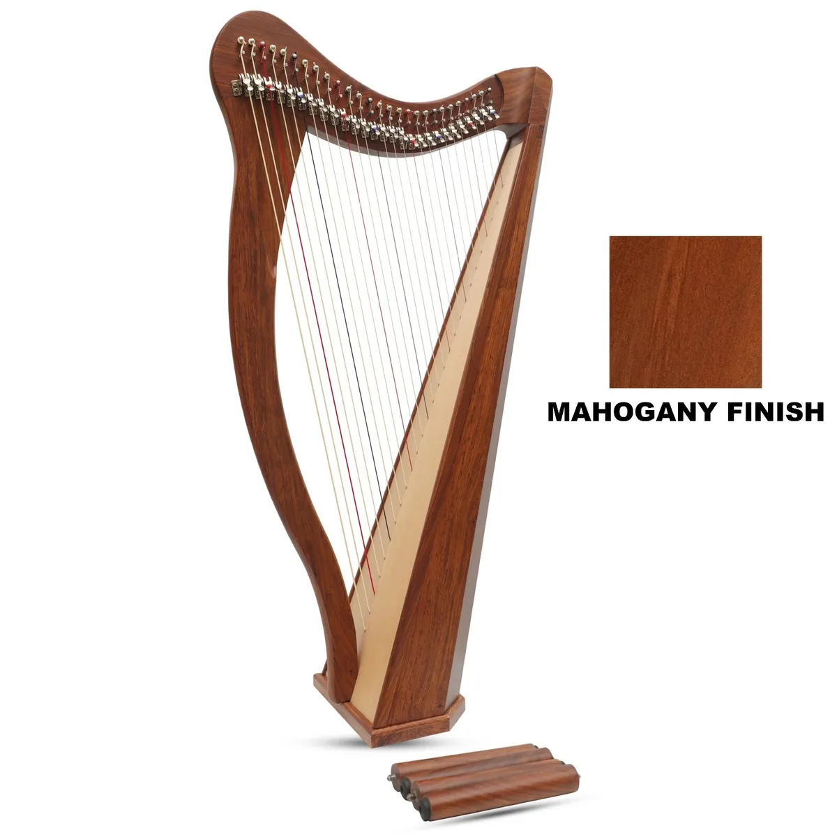 27 String Ard Ri Harp Ashwood/Mahogany/Rosewood - Image 2