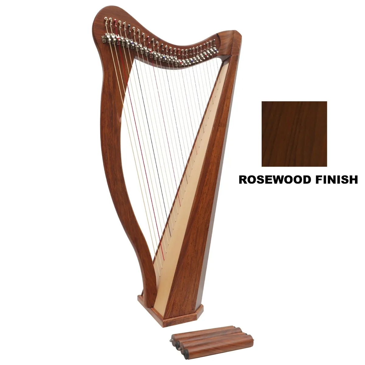 27 String Ard Ri Harp Ashwood/Mahogany/Rosewood - Image 3