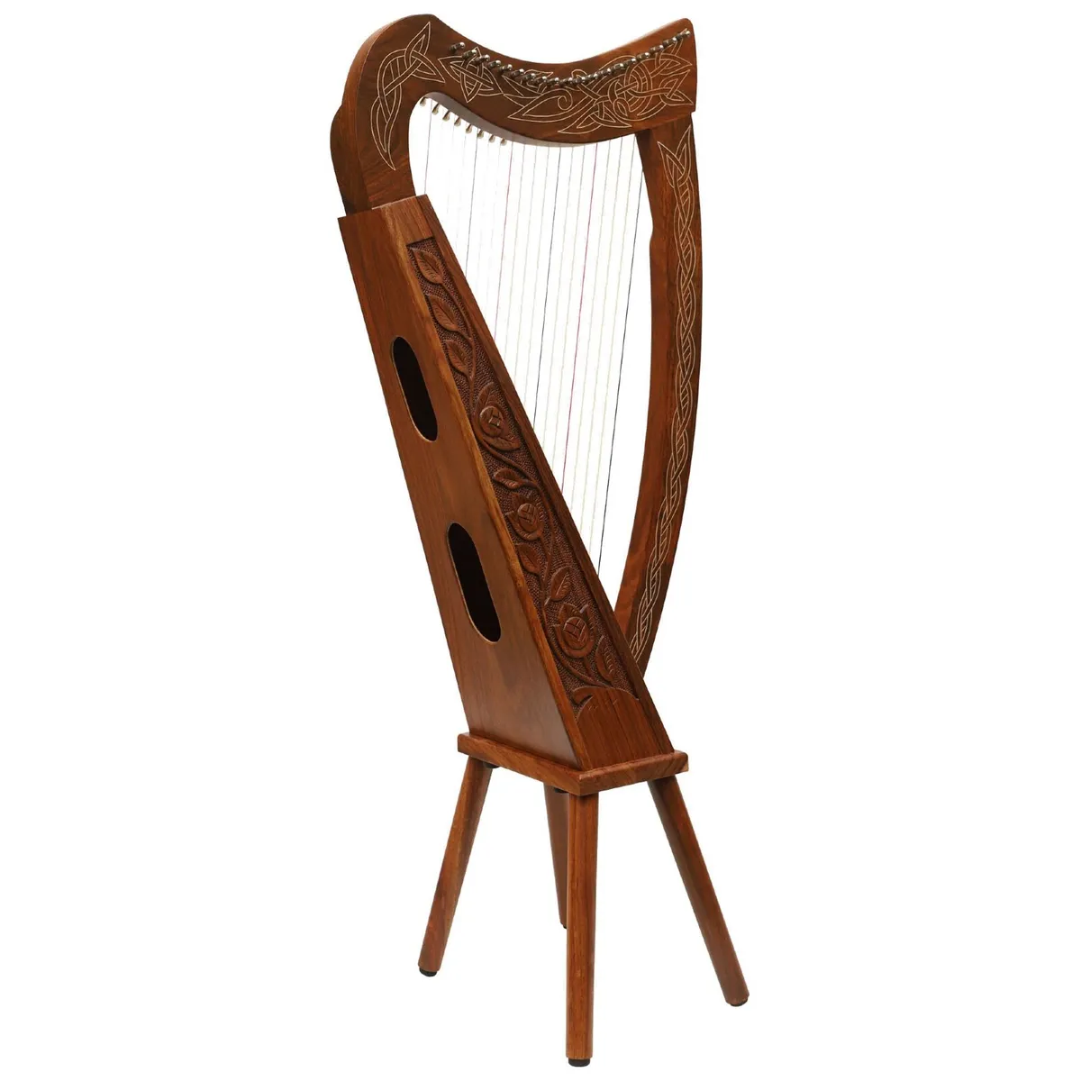 19 String Boru Harp Rosewood Finish - Image 4