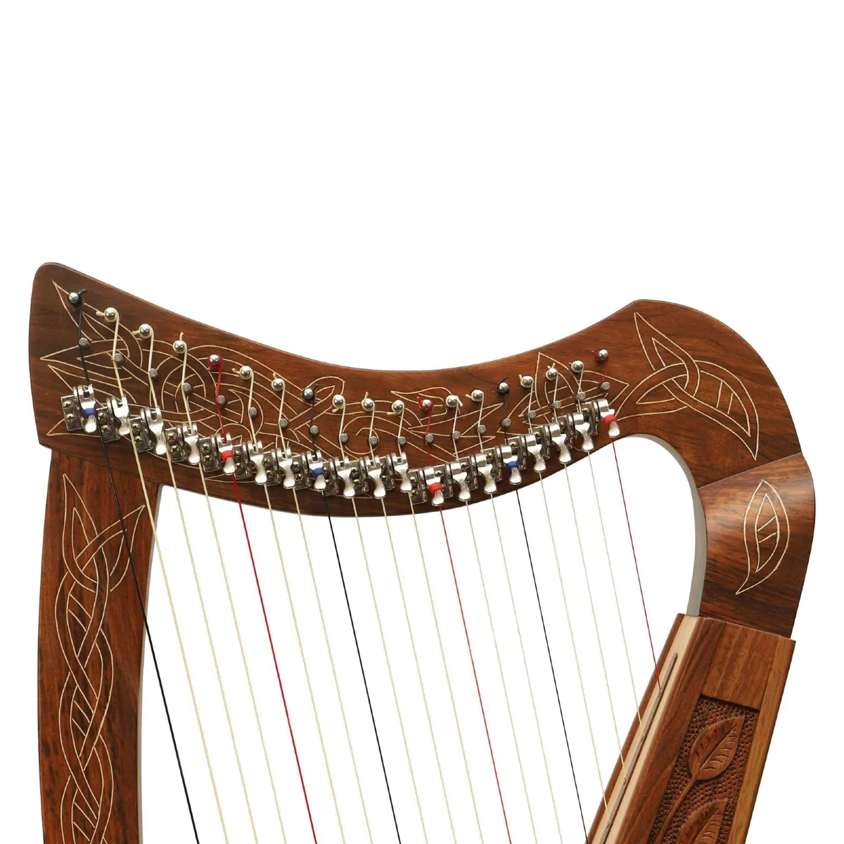 22 String Boru Harp Walnut Finish - Image 2