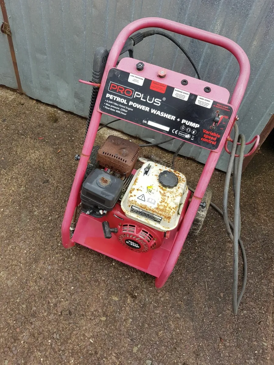 PETROL POWER WASHER - FOR SALE - Image 1