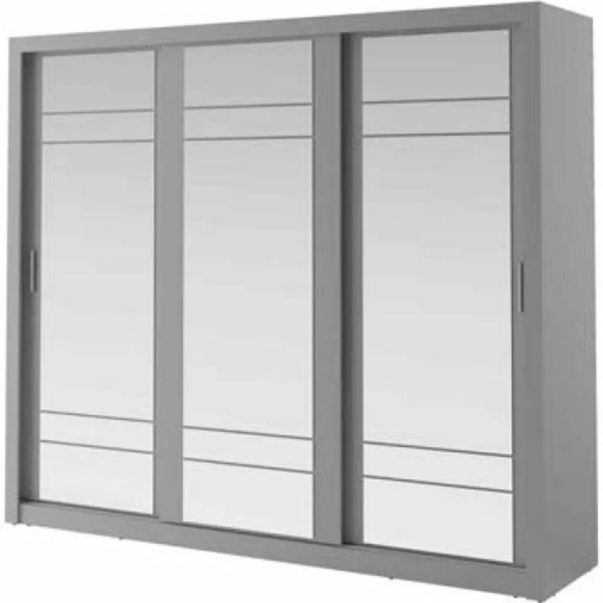 Boston Sliderobe 2.5m – Grey no deposit required - Image 2