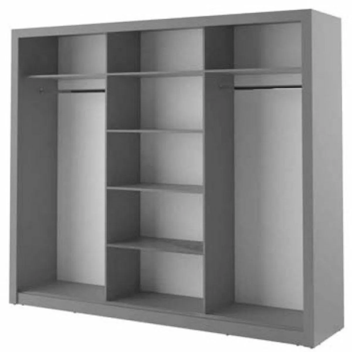 Boston Sliderobe 2.5m – Grey no deposit required - Image 3