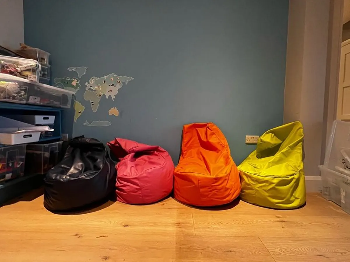 Set of 4 Kid's Bean Bags - Image 1