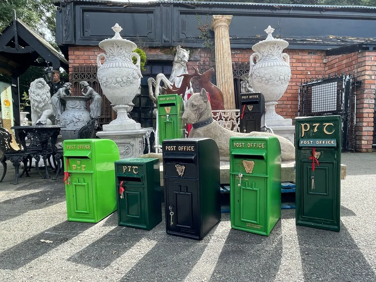 Irish post box building into wall - Image 1