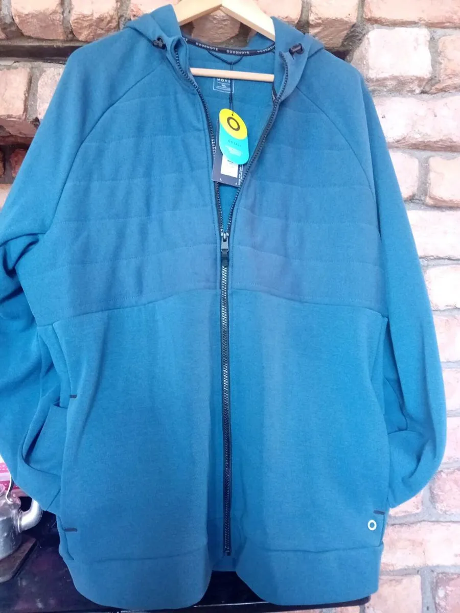 Mens Full Zip Hoodie, Size 3 XL - Image 1