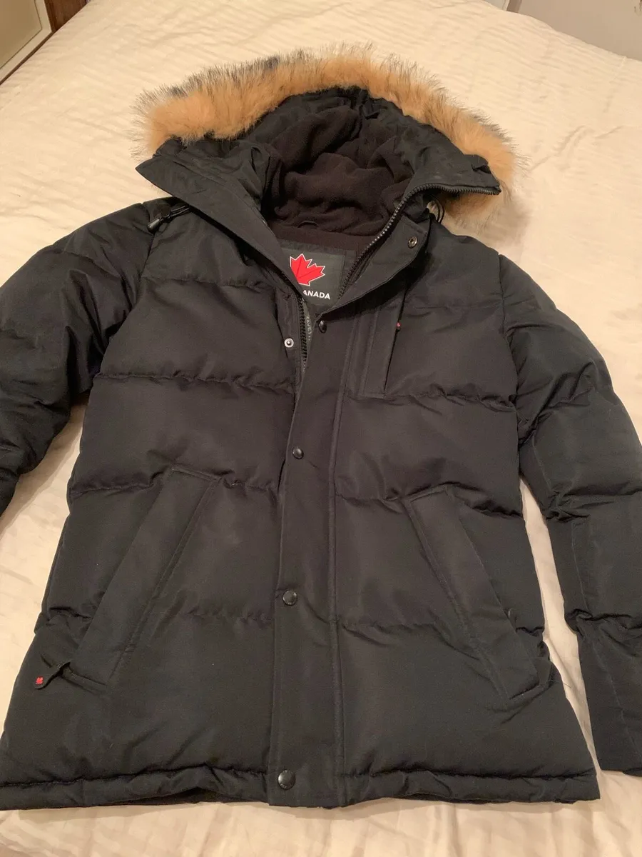 Zavetti Canada puffer parka jacket black - Image 2