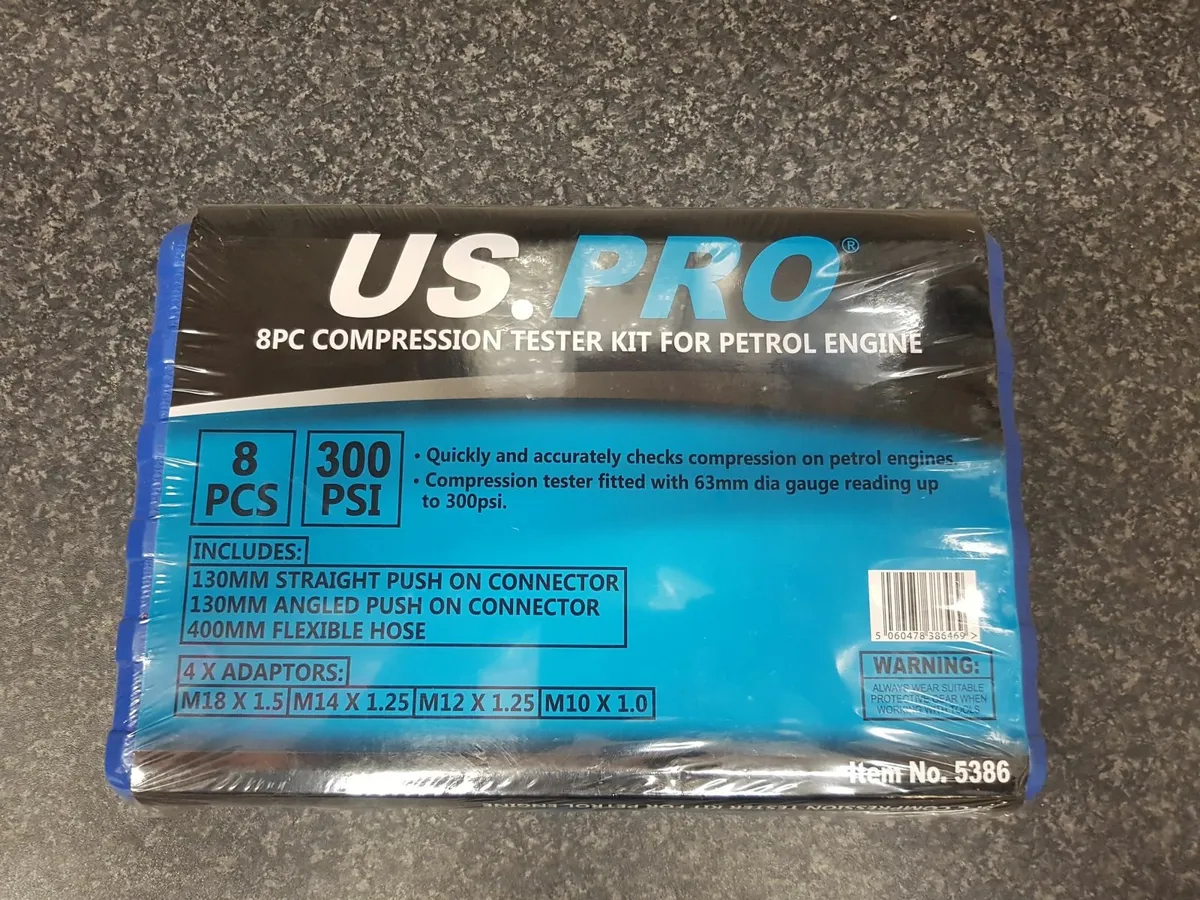 8PCS COMPRESSION TESTER KIT FOR PETROL ENGINE