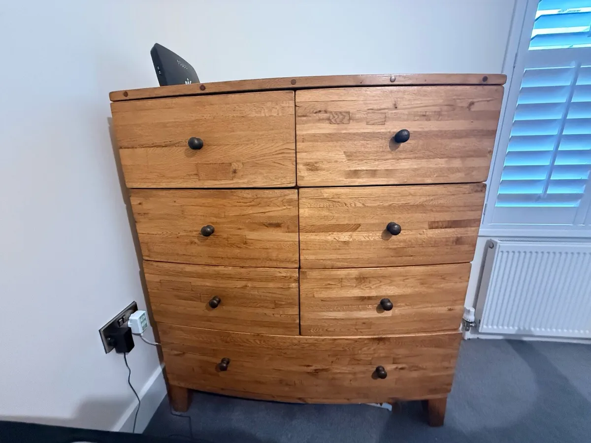 Solid Wooden Chest of Drawers - Image 1