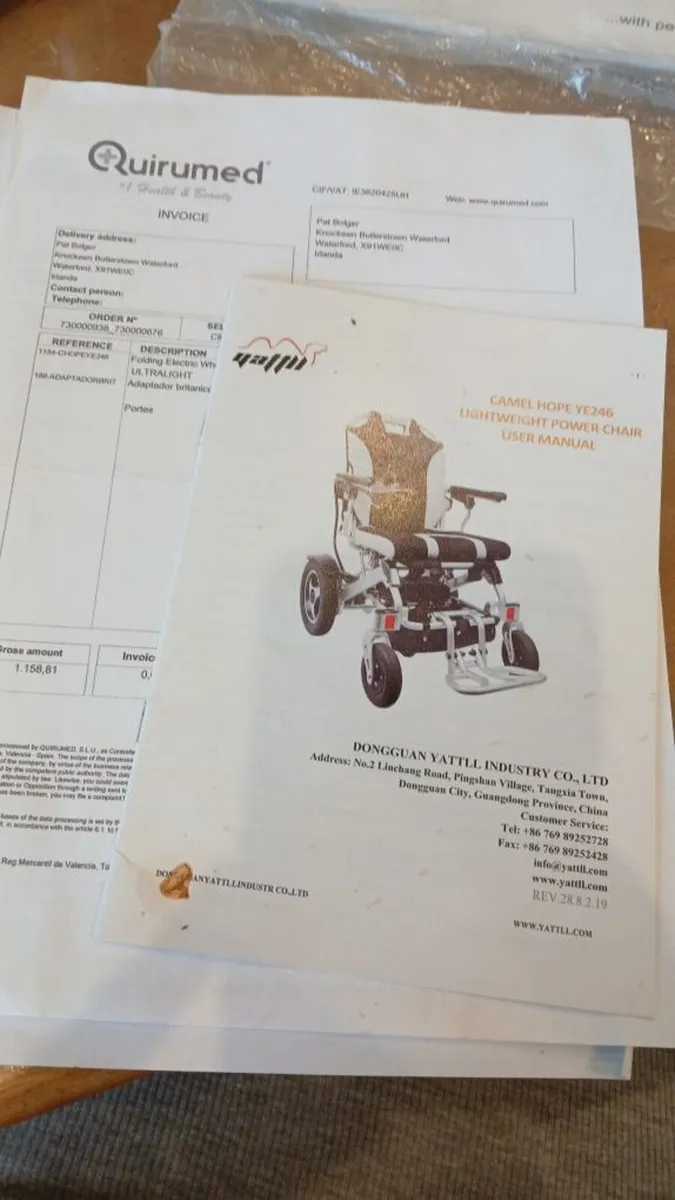 Foldable electric wheelchair - Image 4