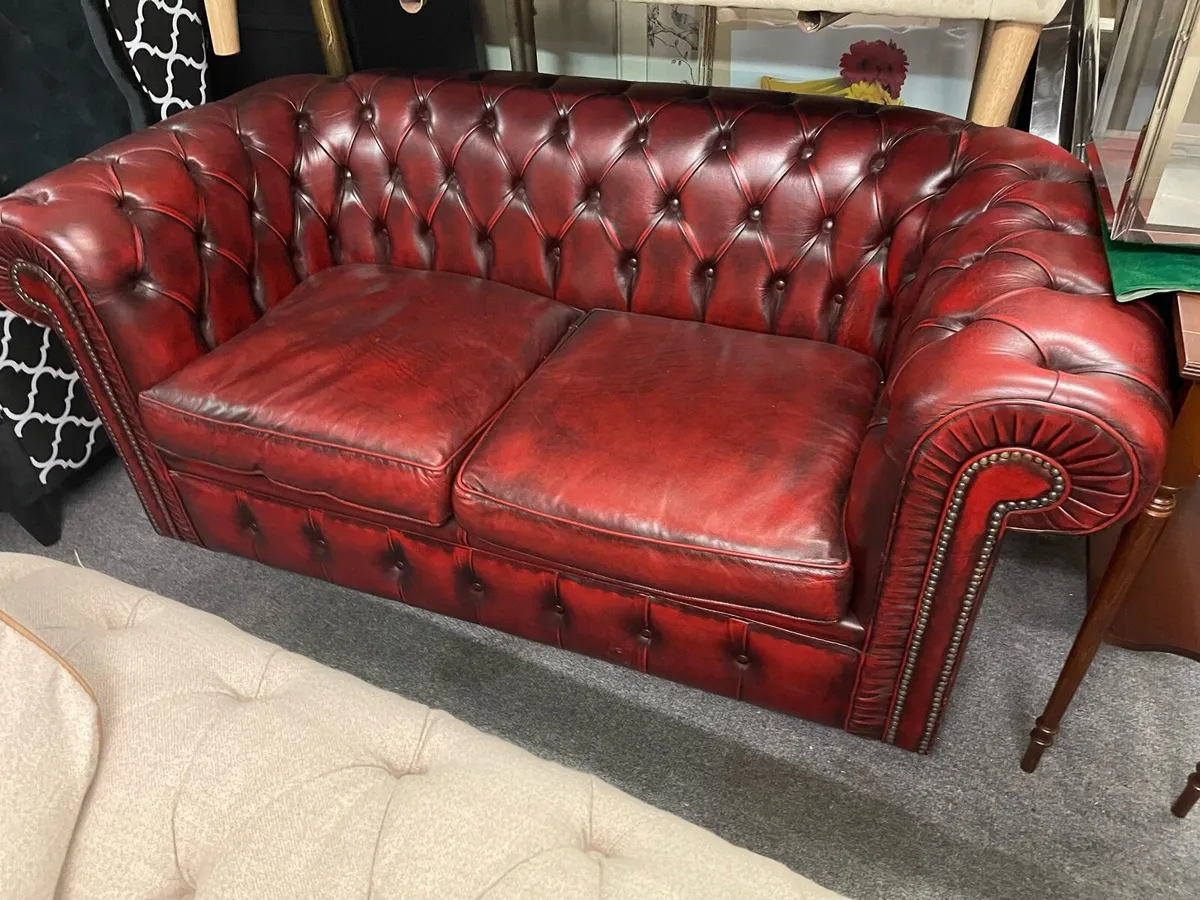Chesterfield 2 seater sofa - Image 1