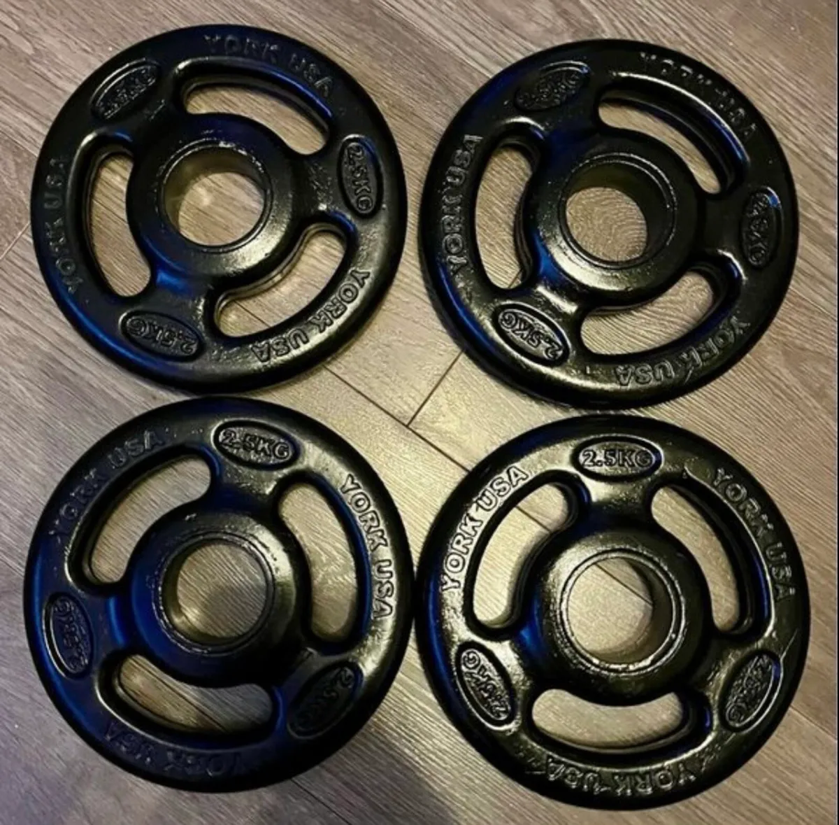 4x2.5kg york brand Olympic weight plates