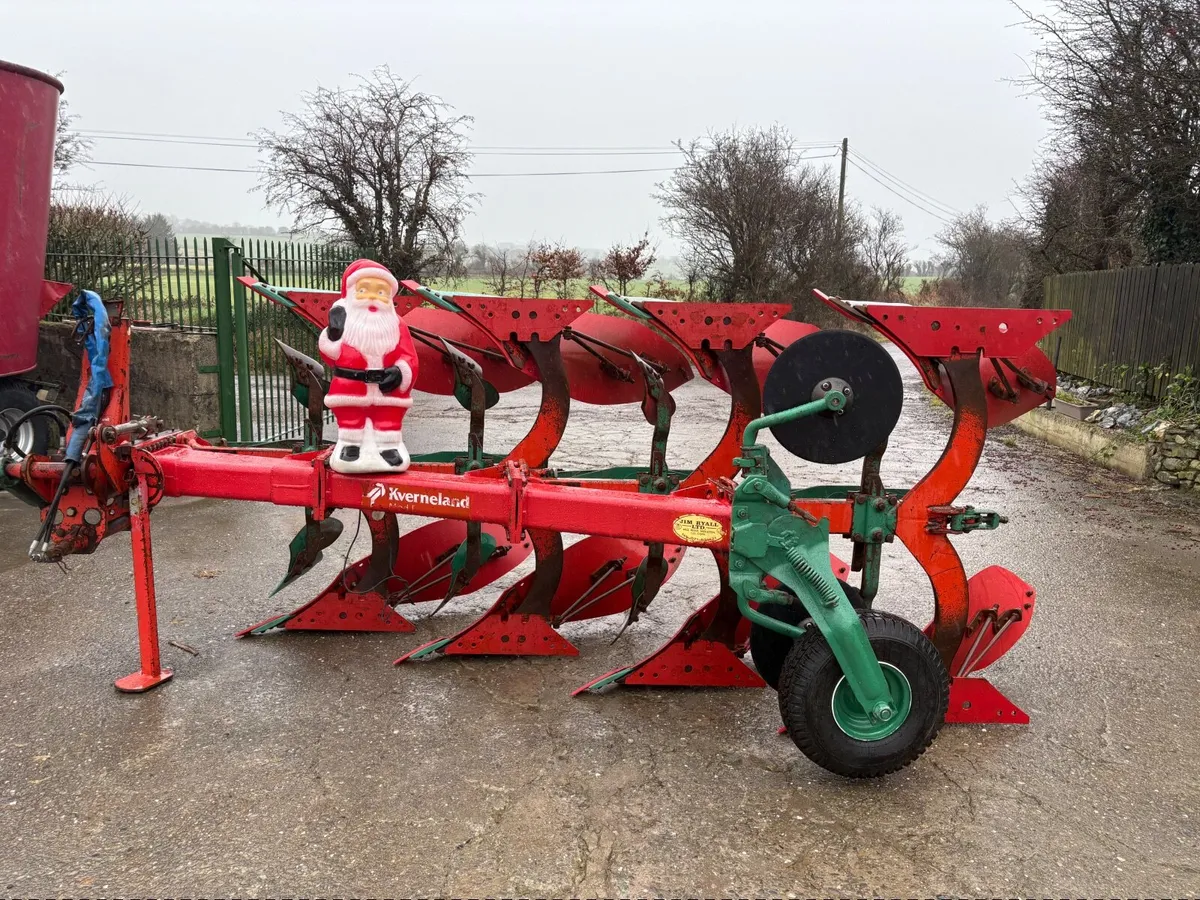 Kverneland 4 Furrow Rev. Plough - Image 4