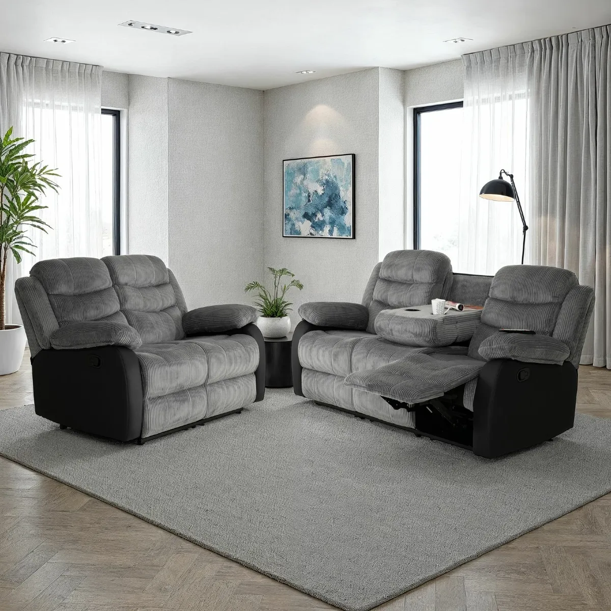 FABRIC RECLINER SETS - Image 1