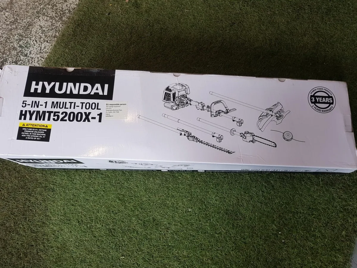 HYUNDAI PETROL MULTI-TOOL 52CC - FOR SALE - Image 2