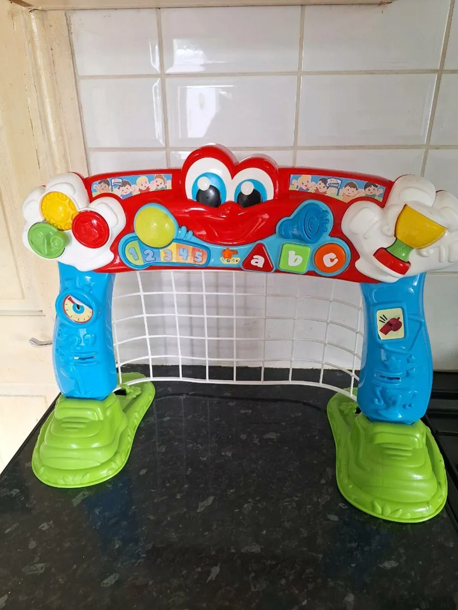 Baby's battery operated goal post