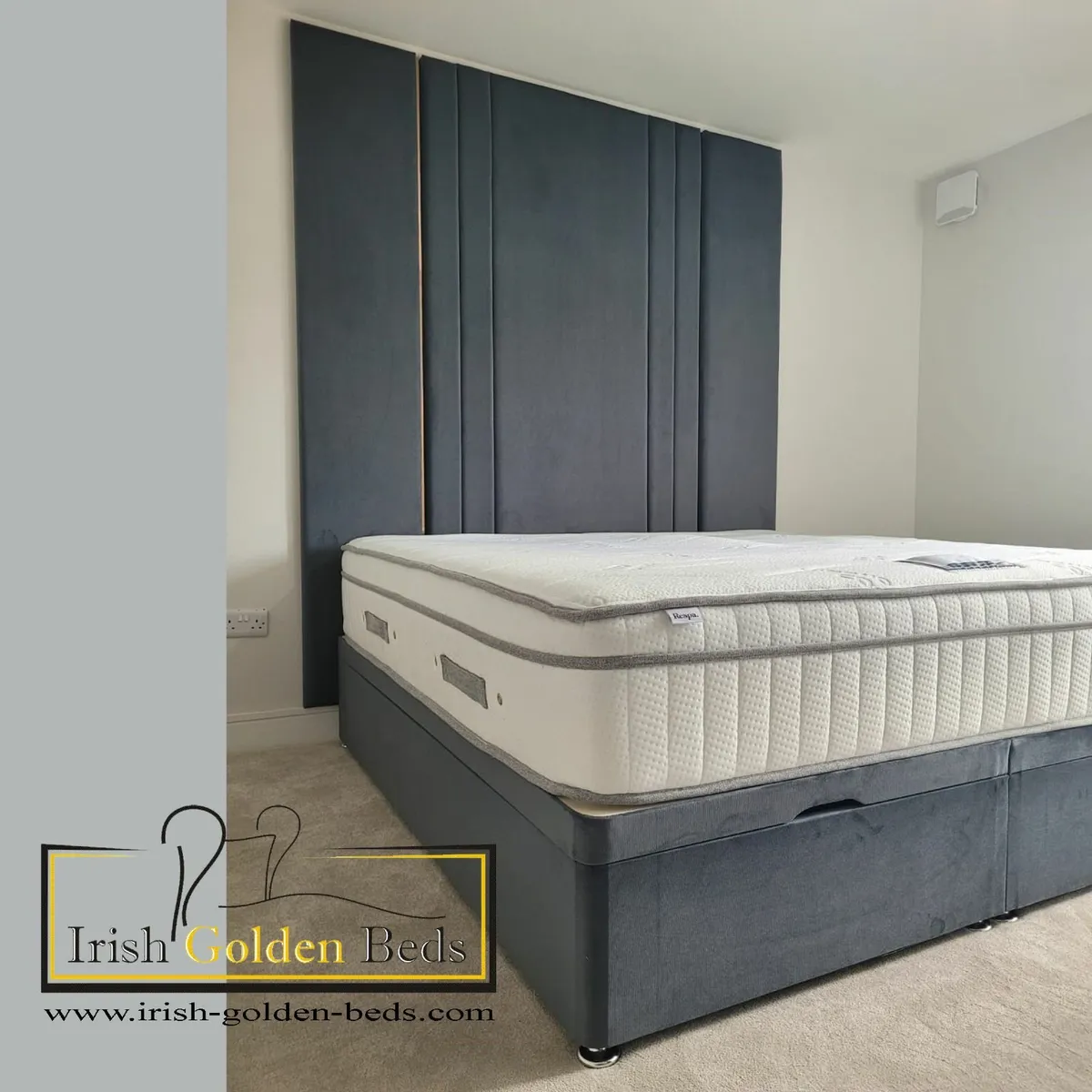 custom made bed frame and headboard - Image 2