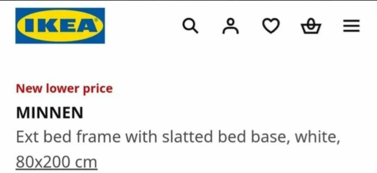 Single Bed - Ikea - Image 1