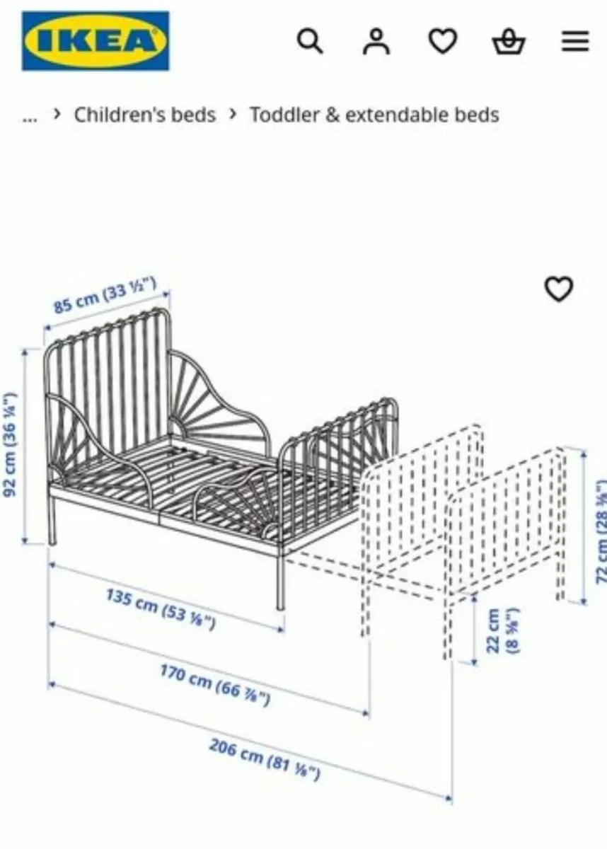 Single Bed - Ikea - Image 4