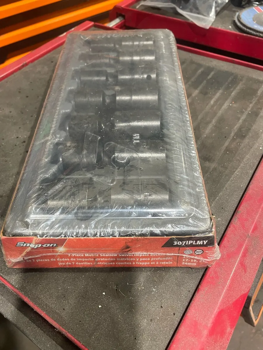 Snap On 307IPLMY 7 Piece Metric Swivel Impact Set - Image 3