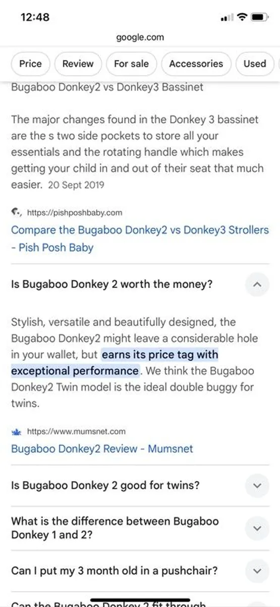 bugaboo donkey 2 - Image 3