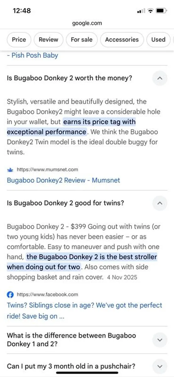 bugaboo donkey 2 - Image 4