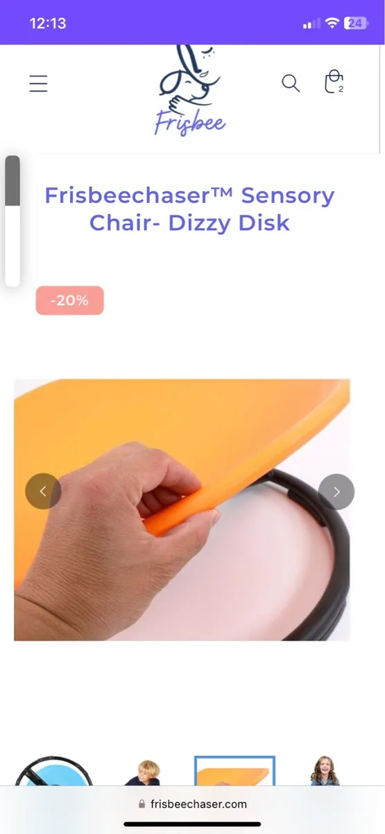 Frisbeechaser spinning Sensory Chair- Dizzy Disk - Image 3