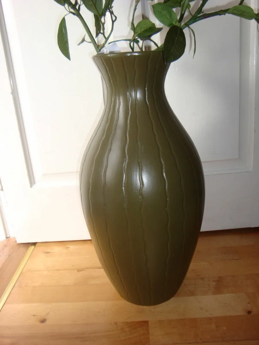 Large green vase H53 cm - Image 2