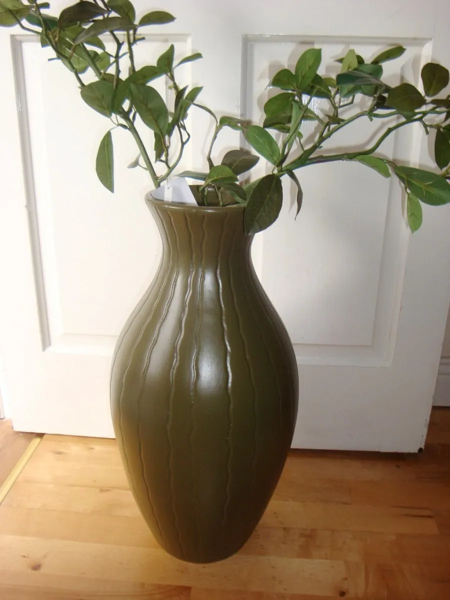 Large green vase H53 cm - Image 1