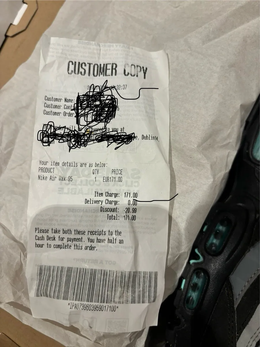 Nike air max 95- bought as present but wont fit - Image 3