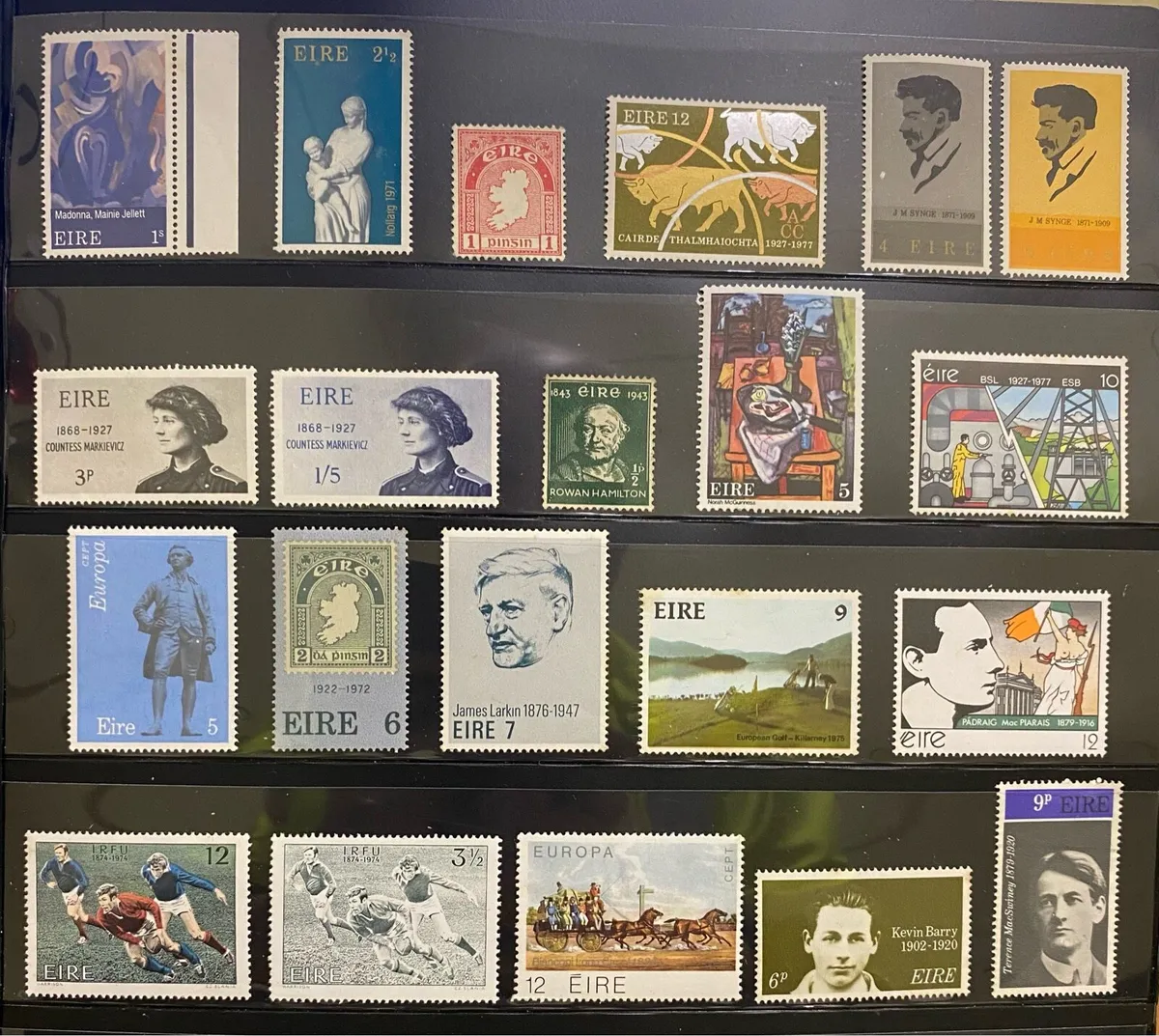 Irish stamps - Image 1