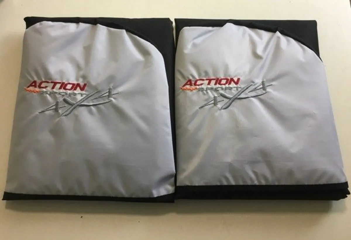 ACTION SPORT 4×4 HEAVY DUTY SEAT COVERS – WHITE - Image 1