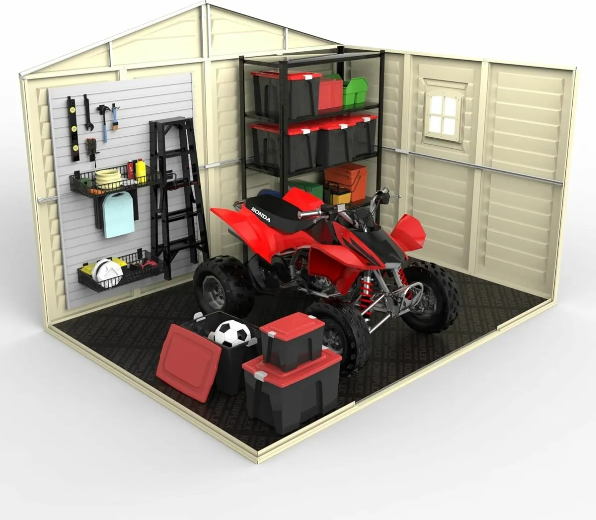 10×8 Duramax WoodBridge Plus Vinyl Plastic Shed – - Image 3
