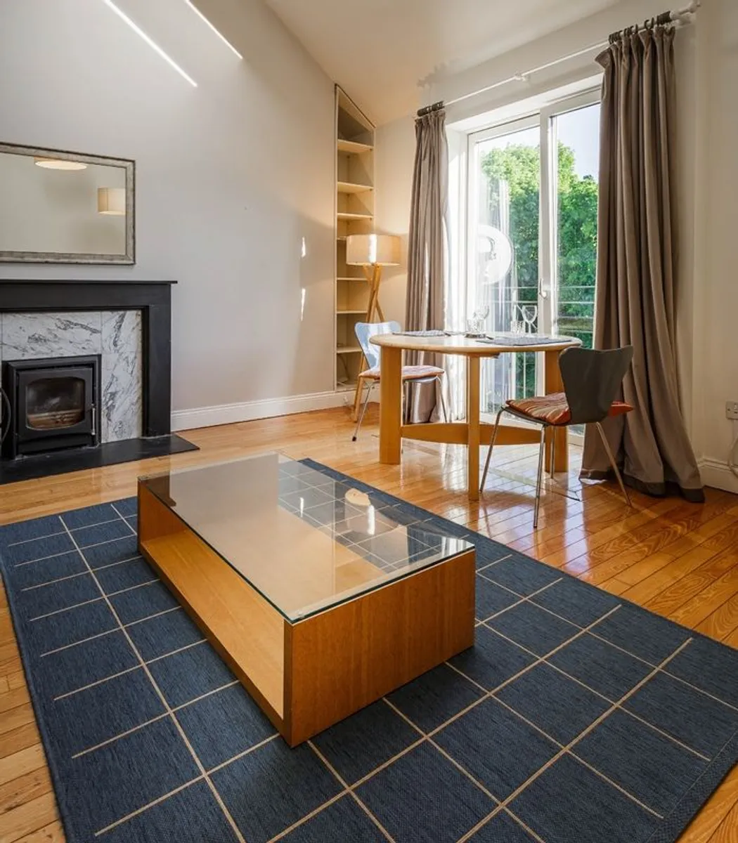 Habitat Coffee Table - Oak Veneer & Glass Top - Image 1