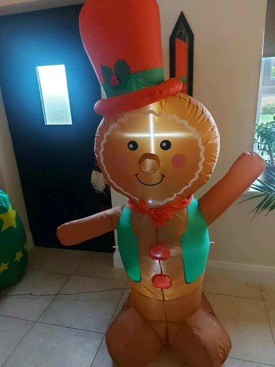 Inflatable Gingerbread Man - Image 1