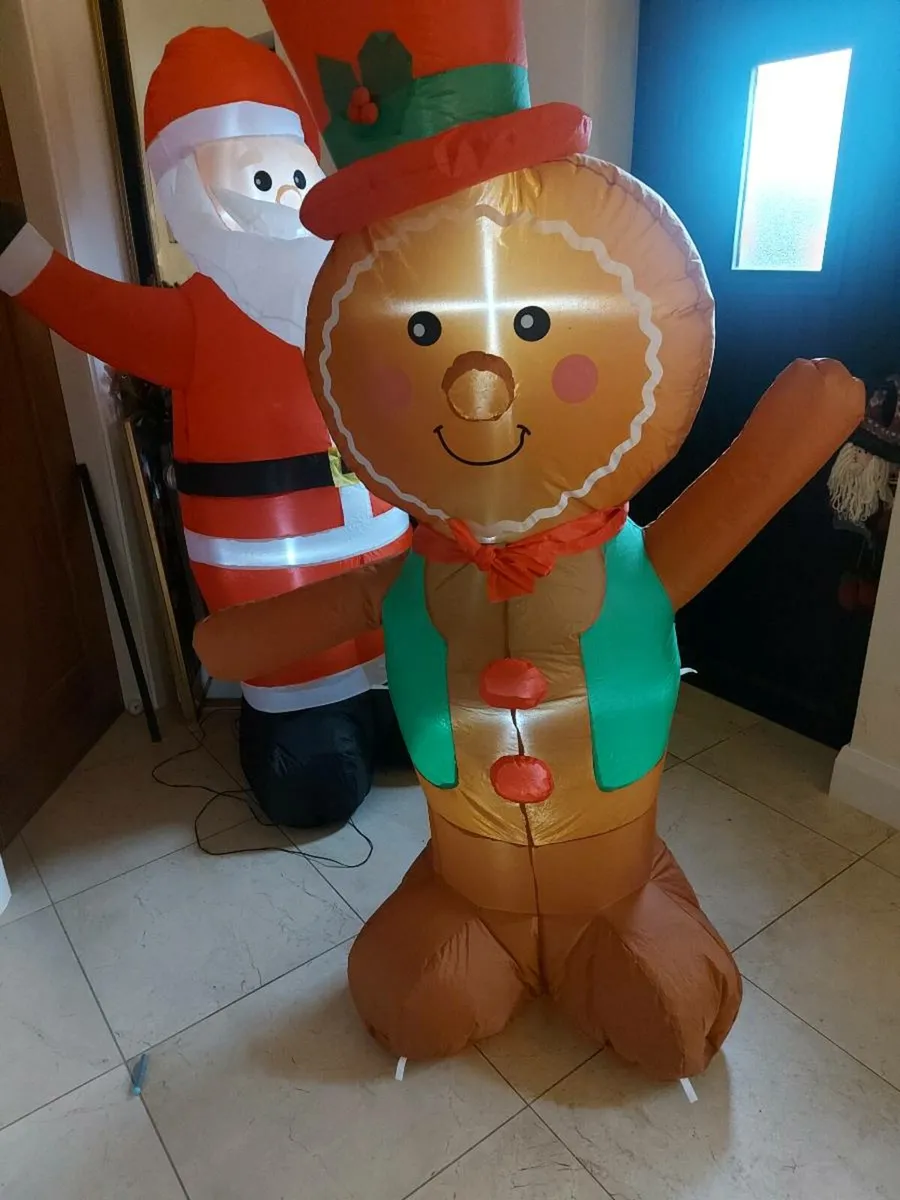 Inflatable Gingerbread Man - Image 2