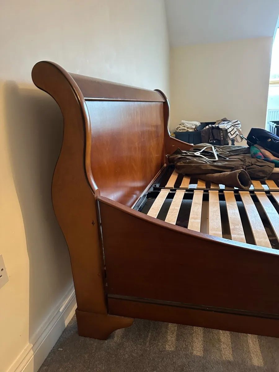 King size sleigh bed frame - Image 2