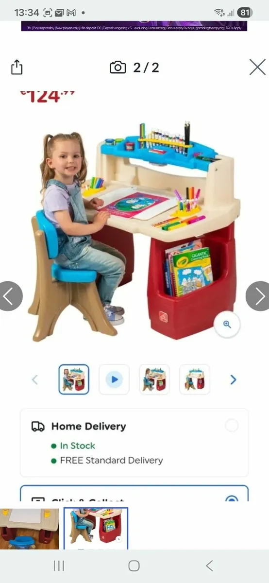 Crayola desk - Image 1