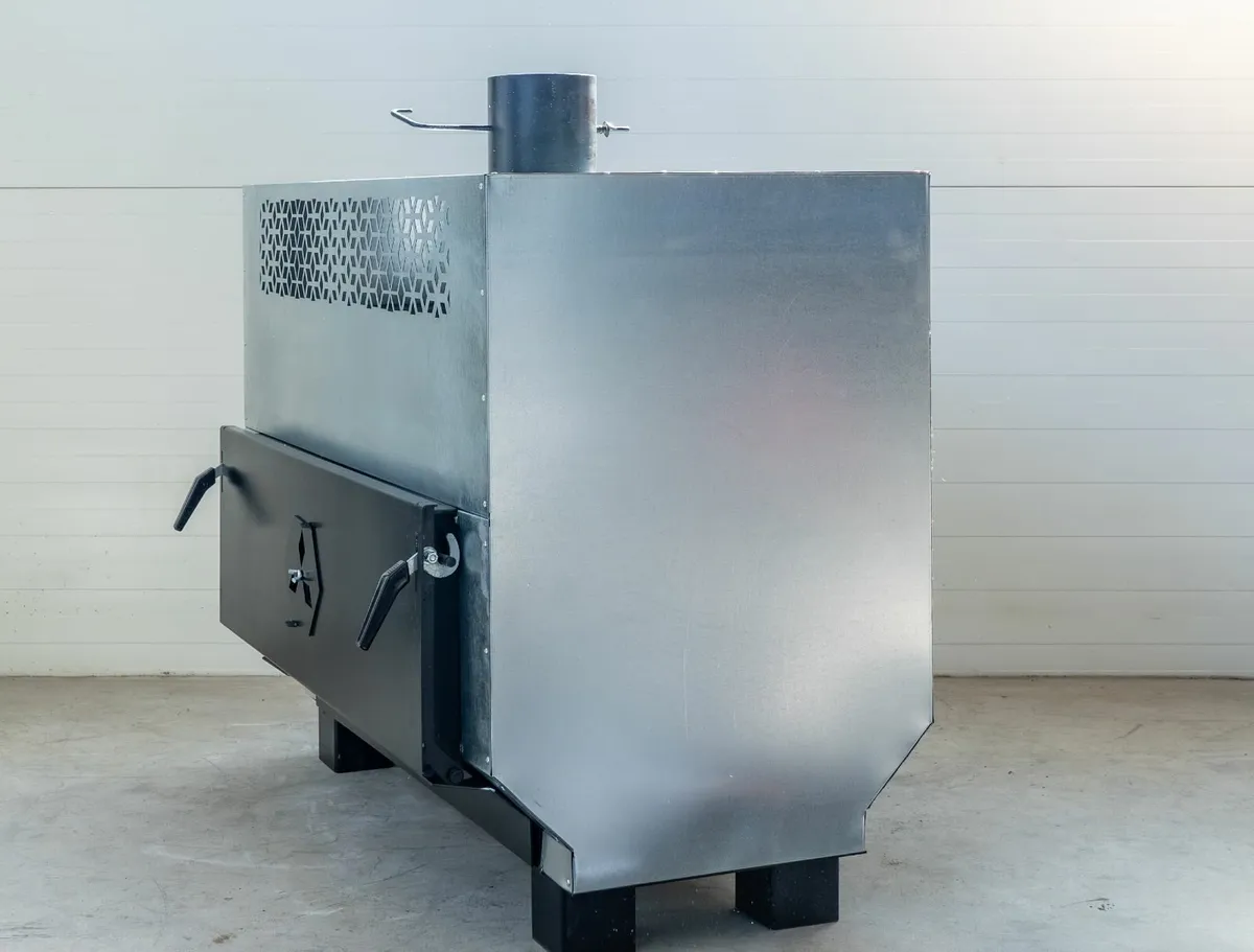 NG50 KW air heater for wood up to 1000 m2. - Image 2