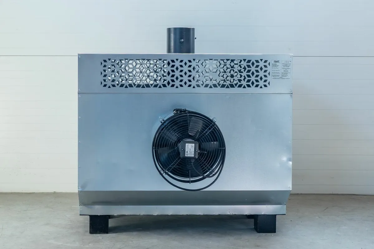 NG50 KW air heater for wood up to 1000 m2. - Image 3