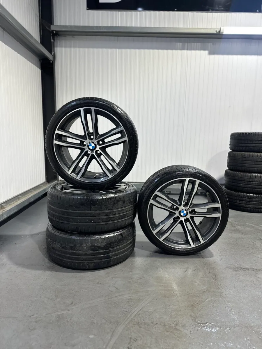 Genuine BMW 19” F30 Shadow ED Alloys and Tyres - Image 1