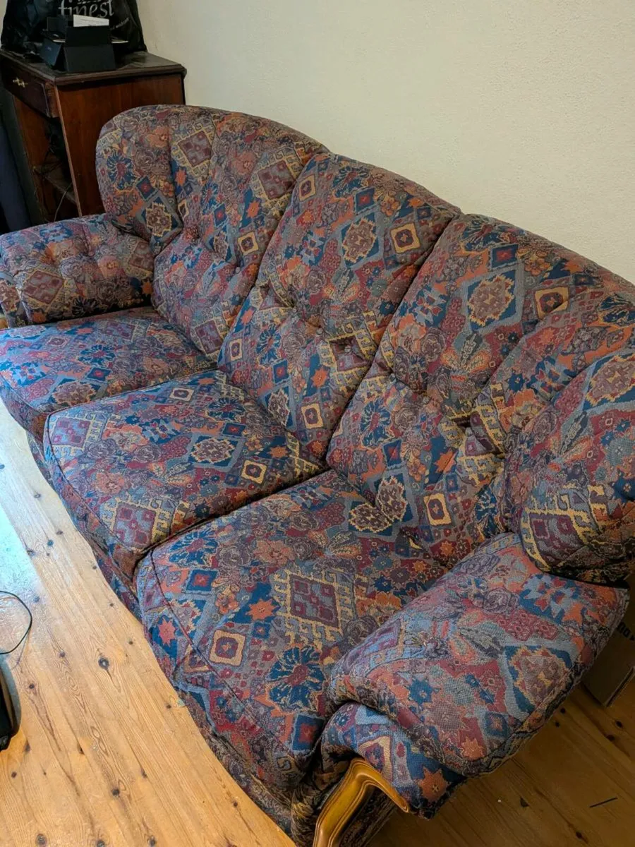 Arm chair + couch - Image 2
