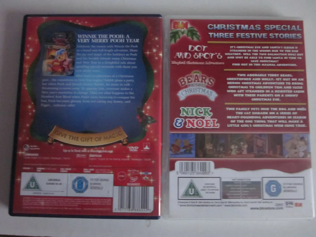 8 Childres Christmas DVD's - Image 4